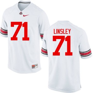 Men Corey Linsley White Ohio State Football #71 Jersey 291228-548