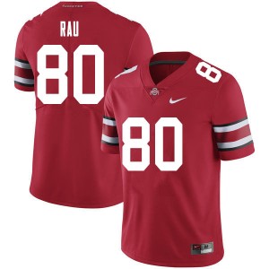 Men Corey Rau Red OSU Buckeyes Football #80 Jersey 332852-816