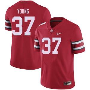 Men Craig Young Red OSU Buckeyes Football #37 Jersey 268761-965