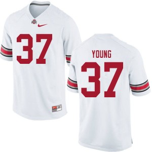 Men Craig Young White OSU Football #37 Jersey 702367-949