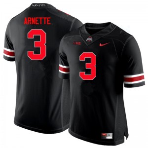 Men Damon Arnette Black Ohio State Football #3 Jersey 419259-692