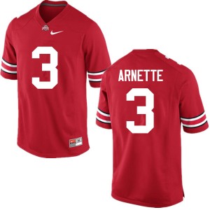 Men Damon Arnette Red Ohio State Football #3 Jersey 107031-777