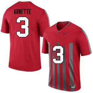 Men Damon Arnette Throwback Ohio State Football #3 Jersey 643471-122