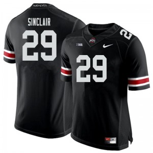 Men Darryl Sinclair Black Ohio State Football #29 Jersey 991536-970