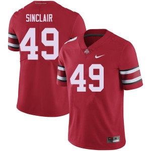 Men Darryl Sinclair Red OSU Football #49 Jersey 752922-338