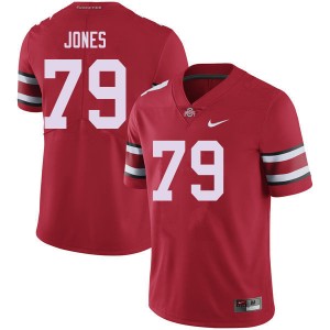 Men Dawand Jones Red Ohio State Buckeyes Football #79 Jersey 690654-158