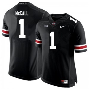 Men Demario McCall Black Ohio State Buckeyes Football #1 Jersey 542120-975