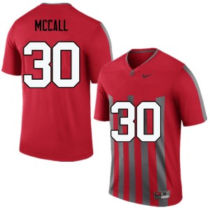 Men Demario McCall Throwback Ohio State Football #30 Jersey 518710-585