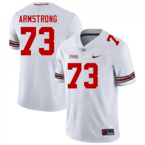 Men Devontae Armstrong White OSU Buckeyes Football #73 Jersey 292629-875