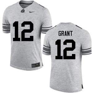 Men Doran Grant Gray Ohio State Football #12 Jersey 503081-431