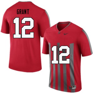 Men Doran Grant Throwback Ohio State Buckeyes Football #12 Jersey 640406-309