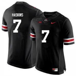Men Dwayne Haskins Black Ohio State Football #7 Jersey 493365-588