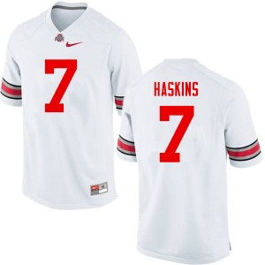 Men Dwayne Haskins White Ohio State Football #7 Jersey 980174-356