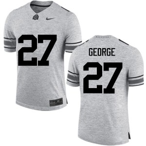 Men Eddie George Gray OSU Football #27 Jersey 639043-145