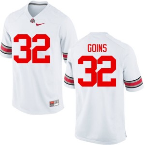 Men Elijaah Goins White Ohio State Football #32 Jersey 852798-725
