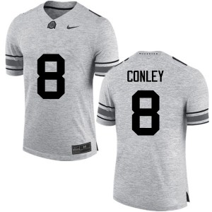 Men Gareon Conley Gray Ohio State Football #8 Jersey 623731-110