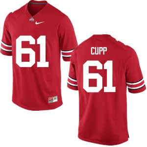 Men Gavin Cupp Red OSU Football #61 Jersey 206259-842