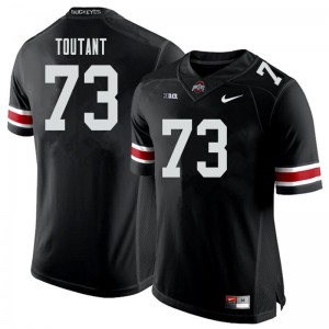 Men Grant Toutant Black OSU Buckeyes Football #73 Jersey 733334-193