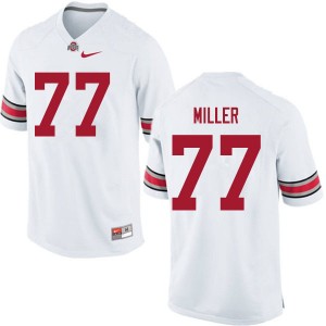 Men Harry Miller White OSU Buckeyes Football #77 Jersey 858772-864