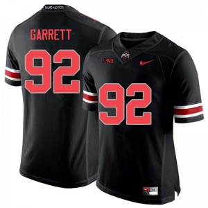 Men Haskell Garrett Blackout Ohio State Football #92 Jersey 717211-680