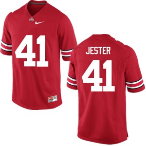 Men Hayden Jester Red OSU Football #41 Jersey 622523-249