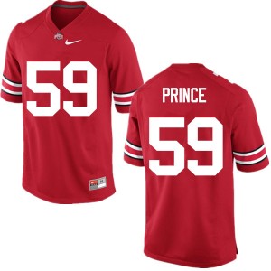 Men Isaiah Prince Red OSU Football #59 Jersey 120267-767