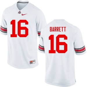 Men J.T. Barrett White Ohio State Buckeyes Football #16 Jersey 146522-905