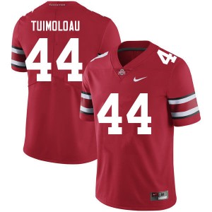 Men J.T. Tuimoloau Red OSU Football #44 Jersey 175402-464