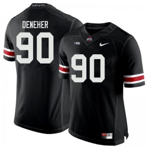 Men Jack Deneher Black OSU Football #90 Jersey 973235-216