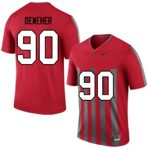 Men Jack Deneher Retro OSU Buckeyes Football #90 Jersey 898832-795