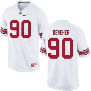 Men Jack Deneher White Ohio State Buckeyes Football #90 Jersey 634965-698