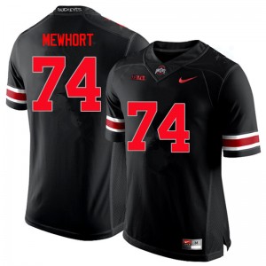 Men Jack Mewhort Black Ohio State Football #74 Jersey 118538-406