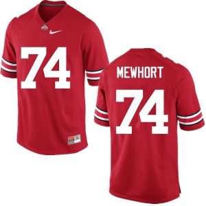 Men Jack Mewhort Red Ohio State Football #74 Jersey 670612-735