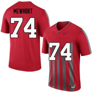 Men Jack Mewhort Throwback Ohio State Football #74 Jersey 317968-323