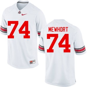 Men Jack Mewhort White Ohio State Football #74 Jersey 783766-521