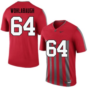 Men Jack Wohlabaugh Throwback Ohio State Buckeyes Football #64 Jersey 530748-996