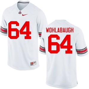 Men Jack Wohlabaugh White Ohio State Buckeyes Football #64 Jersey 355653-738