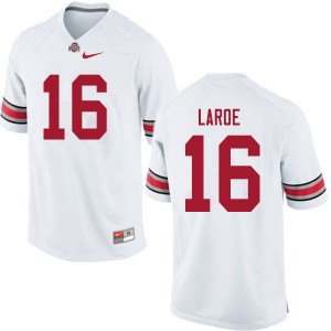 Men Jagger LaRoe White Ohio State Football #16 Jersey 757224-633
