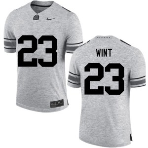 Men Jahsen Wint Gray Ohio State Buckeyes Football #23 Jersey 224674-541