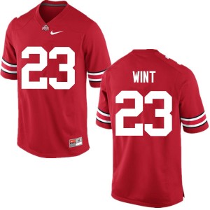 Men Jahsen Wint Red Ohio State Football #23 Jersey 217093-955