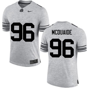 Men Jake McQuaide Gray OSU Buckeyes Football #96 Jersey 685655-728