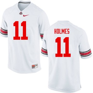 Men Jalyn Holmes White OSU Buckeyes Football #11 Jersey 377814-667