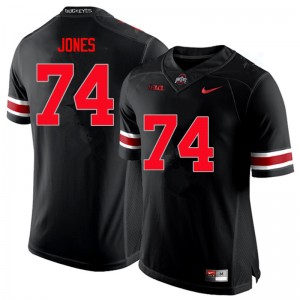 Men Jamarco Jones Black Ohio State Football #74 Jersey 482160-765
