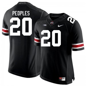 Men James Peoples Black OSU Football #20 Jersey 192356-260