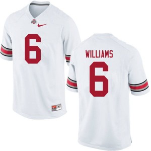 Men Jameson Williams White Ohio State Football #6 Jersey 151884-597