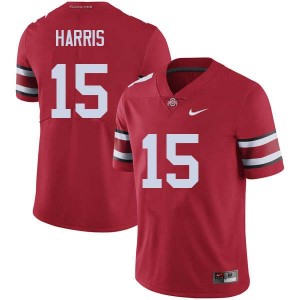 Men Jaylen Harris Red Ohio State Buckeyes Football #15 Jersey 795289-118