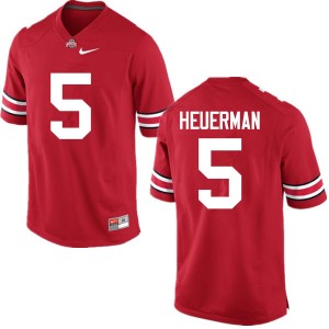 Men Jeff Heuerman Red Ohio State Football #5 Jersey 843984-924