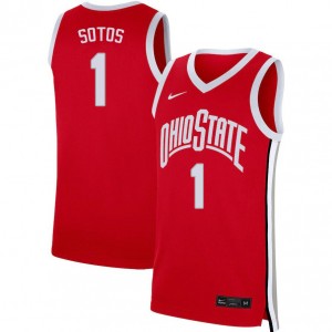 Men Jimmy Sotos Scarlet OSU Basketball #1 Jersey 923288-692