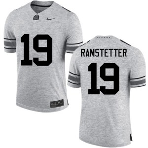 Men Joe Ramstetter Gray OSU Football #19 Jersey 988068-863