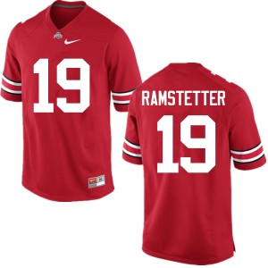Men Joe Ramstetter Red OSU Football #19 Jersey 259281-383